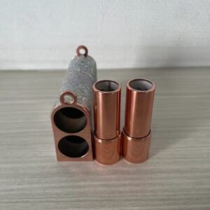 Veneer encrusted lipstick tube wrap with mirror Spring Product Size 77mm 45.7mm 24mm Weight 59.4g